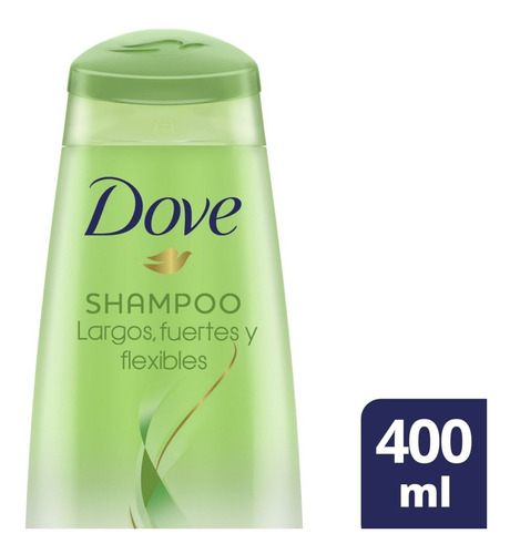 Shampoo Dove Largos Fuertes Y Flexibles X 400 Ml