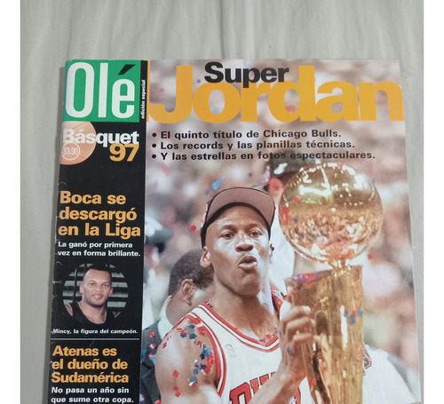 Revista Diario Ole Basquet 97 Chicago Bulls Jordan Liga Nac