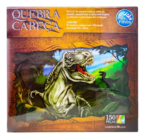 Quebra Cabeça Dinossauro Rex