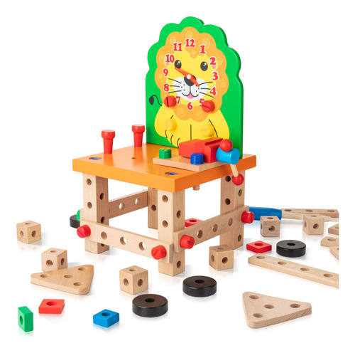 Kidwill Juego De Construccin De Madera, Diseo De Silla De Le