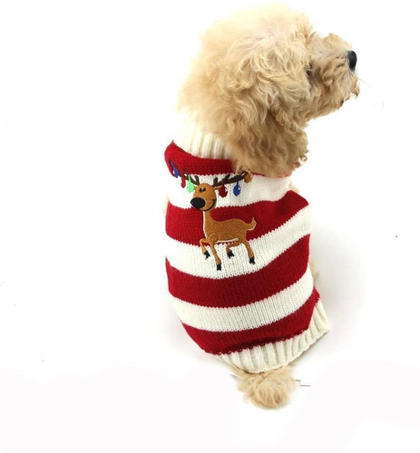 Jersey De Navidad Para Mascotas De Nacococo, Con Diseño De 