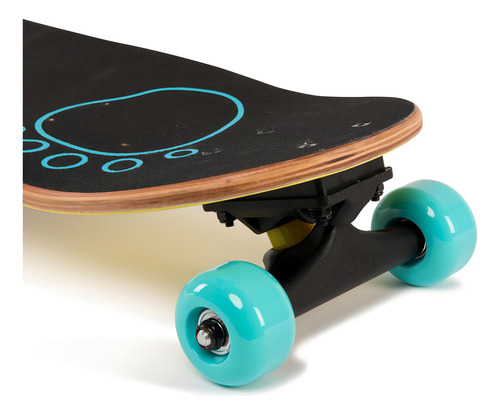 Patineta Para Niños De 4 A 7 Años Play 120 Skate Oxelo Rulemanes Amarillo