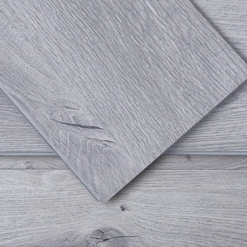 Piso Vinilico Click Encastrable Spc Pvc Gris Holtz 4mm Ash 