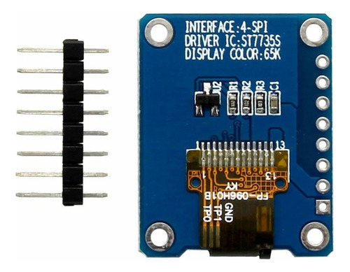Display Lcd Oled I2c 0.96 80x160 Colorido (rgb) Ips