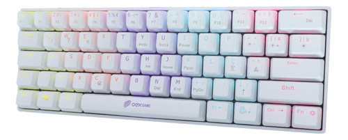 Mini Teclado Mecânico Gamer Outemu Red Branco