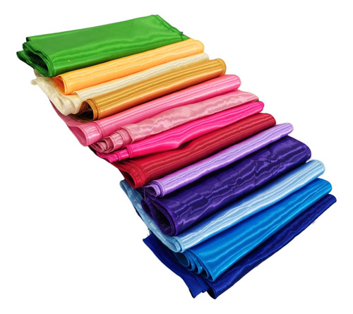 25 Camino De Mesa Satinados Multicolor 35x300cm Multicolor Camino De Mesa