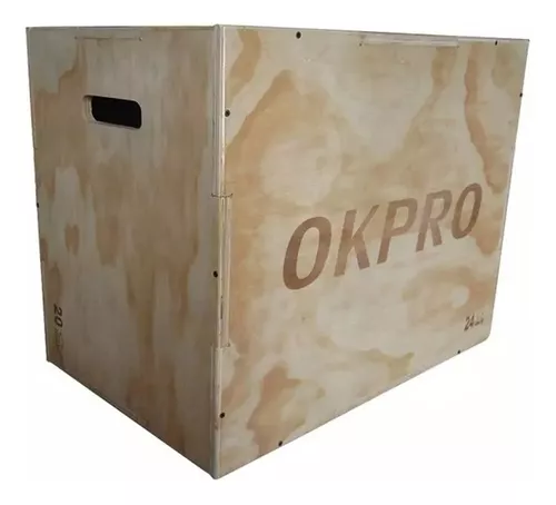 Cajón De Salto Crossfit Foam Forrado En Lona 78Cm X 60Cm X 50Cm