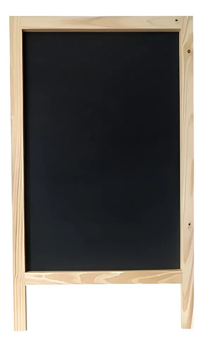 Pizarra Pizarrón Gigante 80x140 Cartel Doble Hoja Sheli 1813 Madera