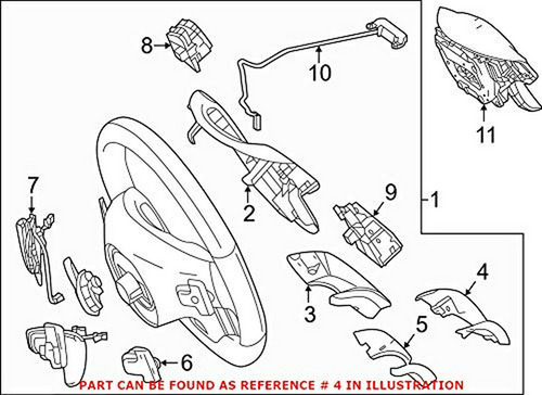 Volante De Auto, Embellecedor De Volante Oem Original Para M