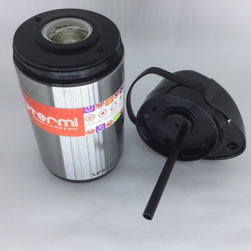 Imagem 4 de 7 de Garrafa Térmica Unitermi Verona 600ml Inox Café Chá C/ Nfe