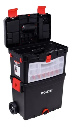 Caixa De Ferramentas Com Rodas 24.1/2 Worker - 977578 | MercadoLivre