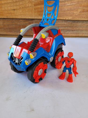 Spiderman Adventures Playskool Heroes Flip-out Stunt Buggy (Usado)