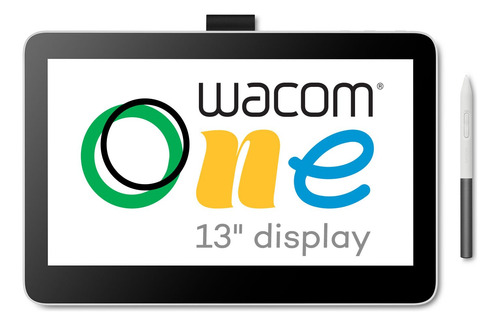Tableta De Dibujo Wacom One 13 Con Pantalla Táctil Full Hd D