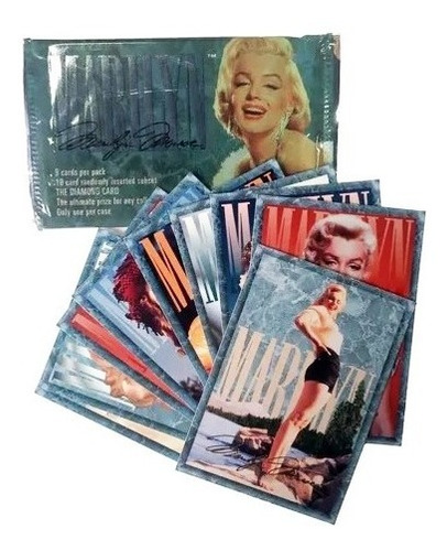 Imagen 5 de 5 de 36 Packs De Tarjetas Card Coleccionables Marilyn Monroe 1993