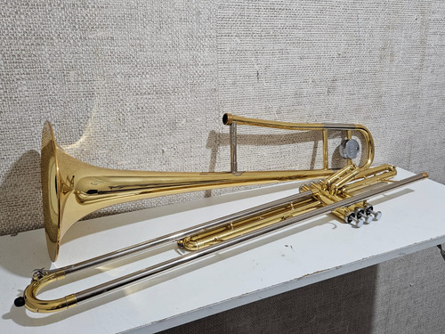 Trombone Yamaha Ysl 354 Dourado Japão Usado Ref: 820