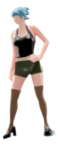 1:64 Figura De Niña A Escala Mini Muñeca Tiny People