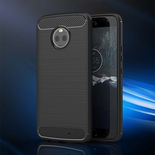 Protector Fibra Carbono Para Motorola X4 Jelly Case Cover