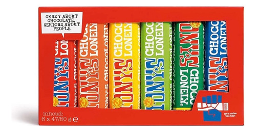 Chocolate Tony's Multisabor 6 Tabletes 50g