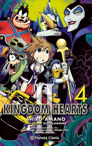 Kingdom Hearts Ii Nãâº 04/10, De Amano, Shiro. Editorial Planeta Cómic, Tapa Blanda En Español