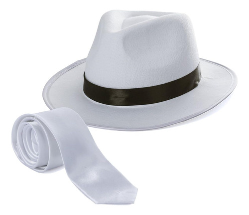 Sombrero Fedora Gangster - Disfraz De Mafioso - Sombrero De 