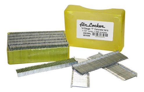 Air Locker Cn15al 14 Gauge Concrete T-nails For Concrete