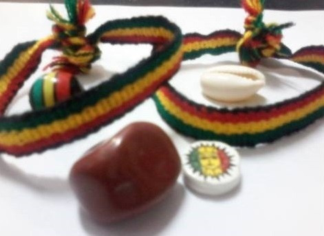 Pulseira, Tornozeleira, Reggae, 1cm, Kit Com 2, Frete Grátis