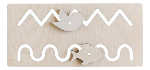 2 Sensory Board Parts Slide Juguete Educativo De Animales
