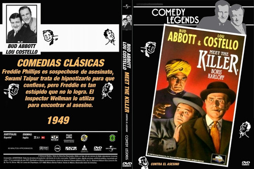 Abbott Y Costello Contra El Asesino - Dvd
