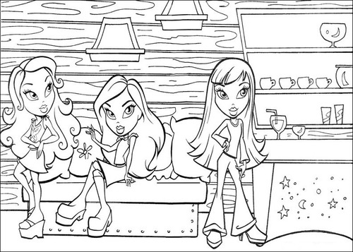 Bratz Pintar Colorear