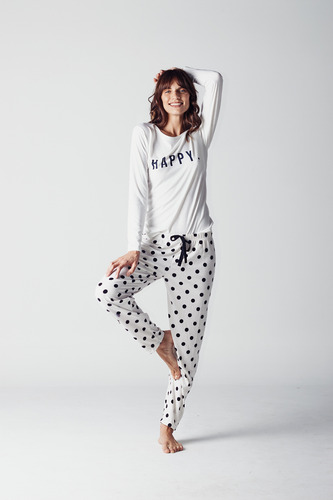 Pijama Manga Larga Modal Happy 576 Talle Especiales