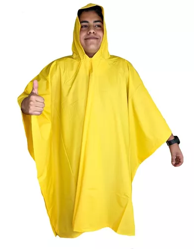  KYUSAR Poncho de lluvia para mujer, impermeable, poncho  impermeable, capa de lluvia, con capucha, chaqueta impermeable (color  amarillo, tamaño: talla única) : Ropa, Zapatos y Joyería