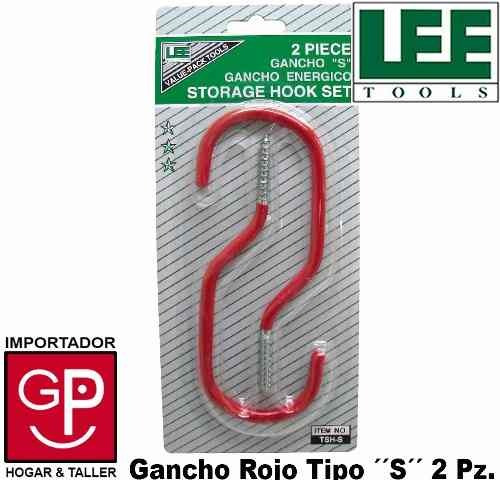 Gancho Tipo ¿? Rojo 2pz Lee