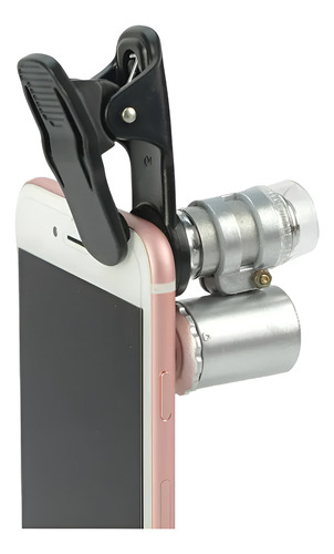 Mini Lupa Microscopio 60x - Luz Uv Y Luz Led