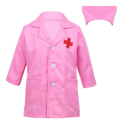 Disfraz De Cosplay, Uniforme De Médico Y Enfermera Para Niño