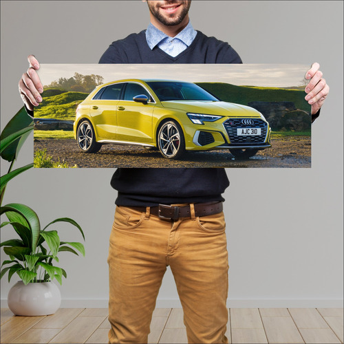 Cuadro 30x80cm Auto 2020 Audi S3 Sportback Uk 10 731