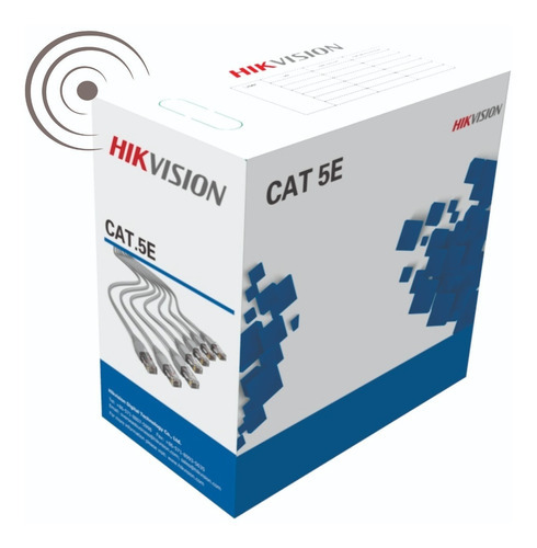 Cable Utp 305m Cat5e Interior Cobre Red Hikvision Ds-1ln5e-e