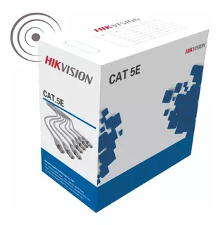 Cable Utp Categoria 5e Gris, 305 Mts 100% Cobre, Hikvision