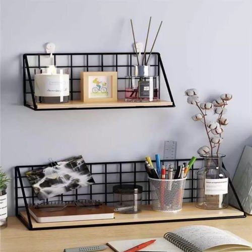 Organizador Pared Hierro Sin Taladro-multiusos Hogar-m