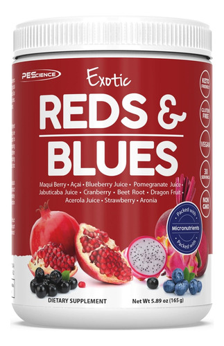 Pescience Exotic Reds And Blues Sabor Frutas
