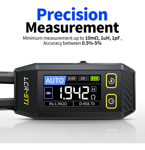Medidor Lcr Fnirsi Lcr-st1 10khz Mini Probador Smd