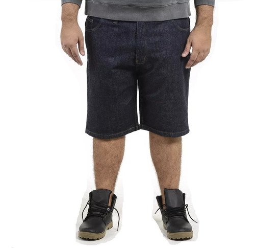 Imagem 2 de 8 de Bermuda Jeans Com Lycra Kit C/ 3 Plus Size Tamanho Grande Pronta Entrega Promoção Lindas Ótimo Acabamento