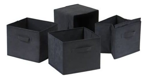 Almacenamientoorganización Capri, 4 Pequeños, Negro