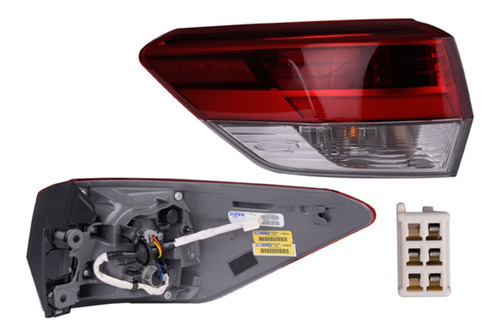 Calavera Ext Izq O Der C/leds Toyota Highlander 17/19 Depo