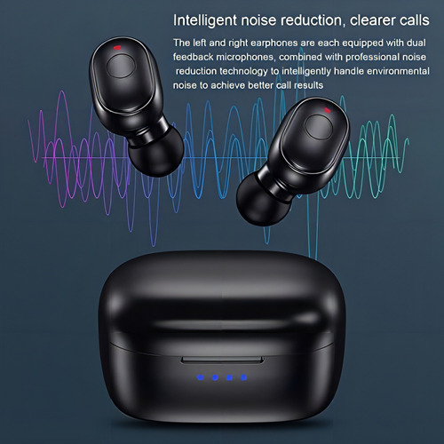 Kenkuo Auriculares Inalámbricos Oídos Pequeños, Micrófono