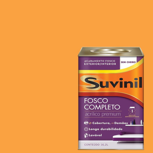 Tinta Acrílica Fosca Suvinil Mexerica 18lts