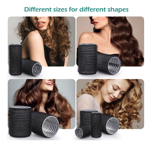 Bobes De Cabelo, Bobes De Plástico Portáteis, 33 Unidades,