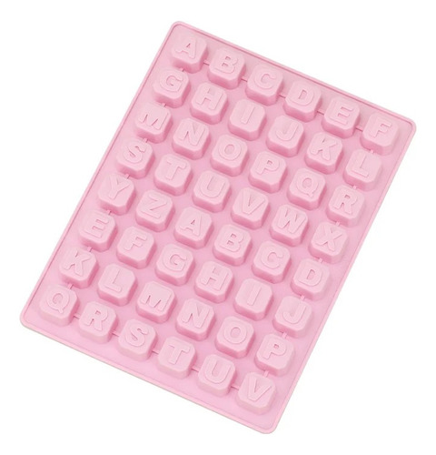 Forma De Silicone Letras E Números Para Biscuit, Chocolate Cor Sortida