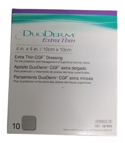 Parche Duoderm Extra Thin 10 X 10. Precio X Caja: 10 Parches