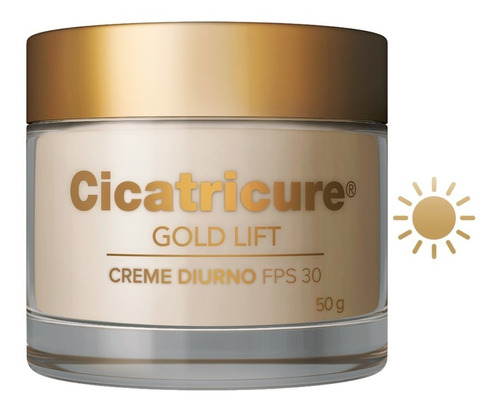 Creme Crema de Día Cicatricure Gold Lift dia para todos os tipos de pele de 50mL/50g 60+ anos