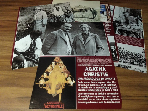 (k081) Agatha Christie * Clippings Revista 6 Pgs